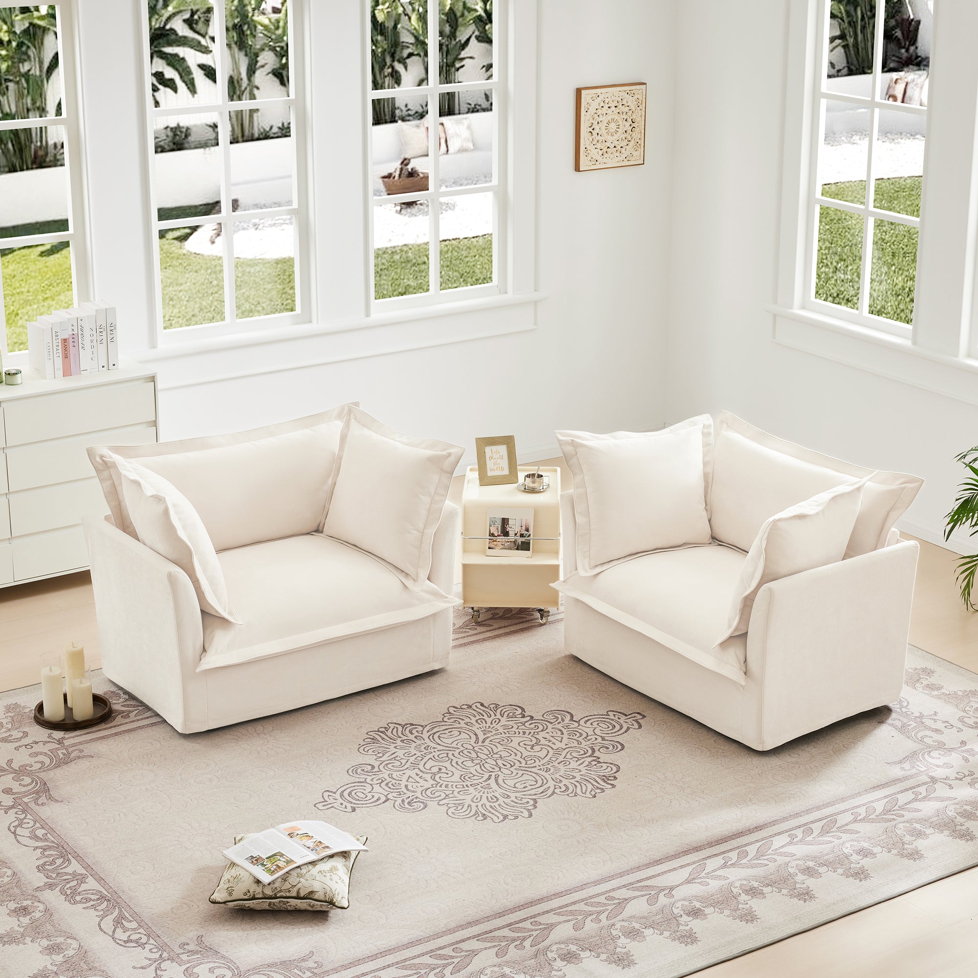 Walker Edison Accent Chair - Thumbnail 2