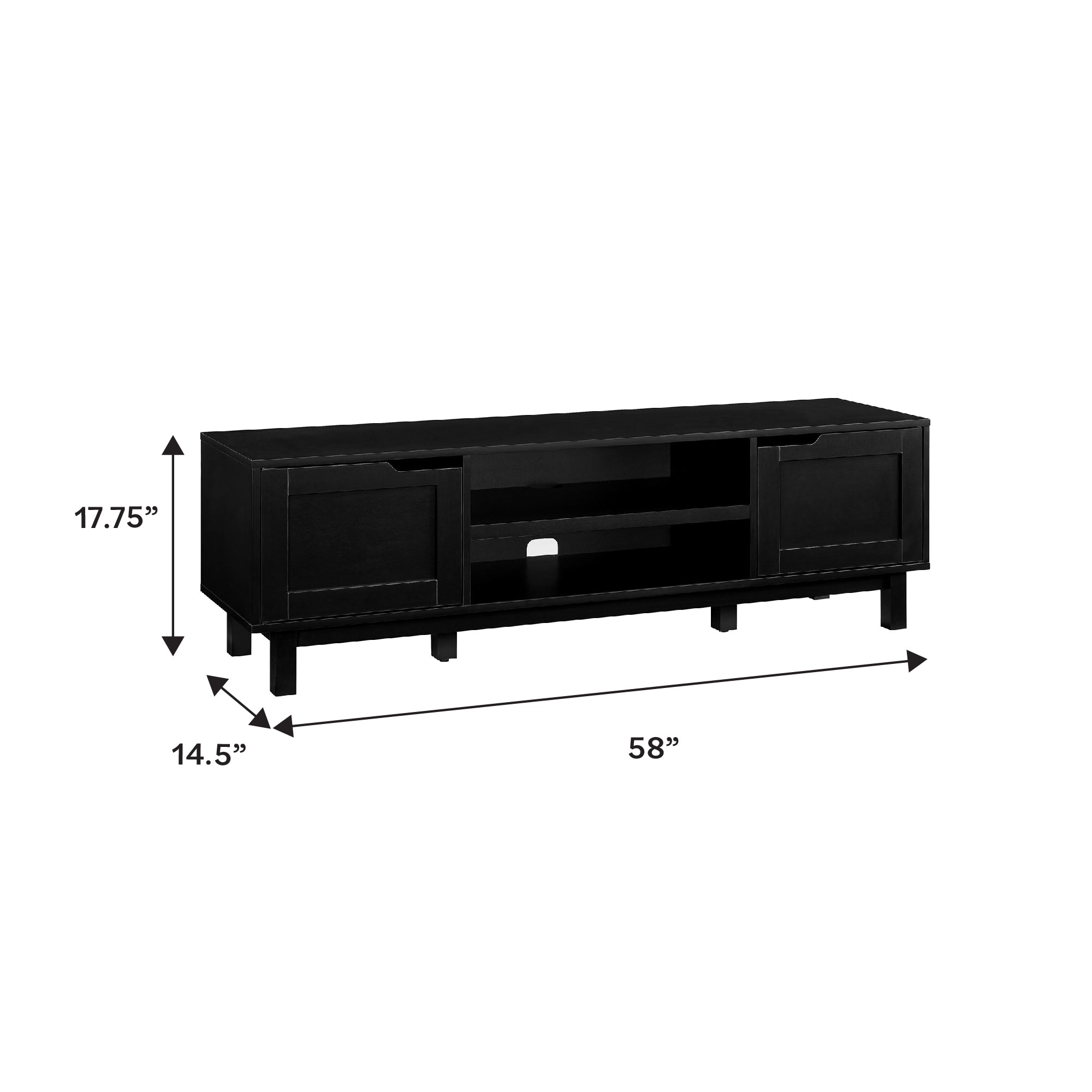 Tromso Modern 2-door Tv Stand For Tvs Up To 65” – Walker Edison