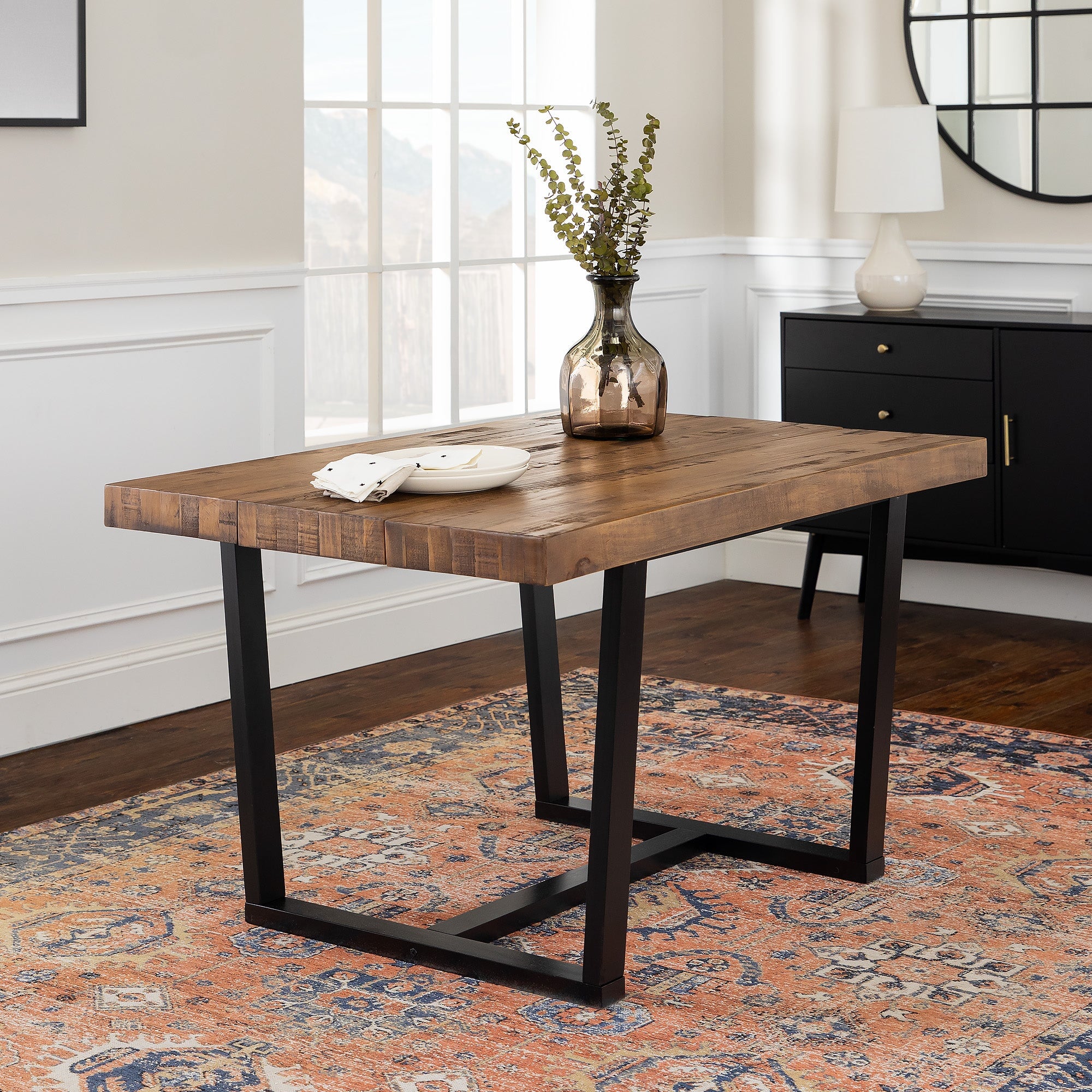 Durango Distressed Wood Dining Table – Walker Edison
