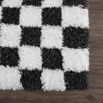 Boutique Rugs - Atira Black & White Checkered Area Rug Rugs Boutique Rugs  Thumbnail