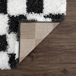 Boutique Rugs - Atira Black & White Checkered Area Rug Rugs Boutique Rugs  Thumbnail