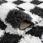 Boutique Rugs - Atira Black & White Checkered Area Rug Rugs Boutique Rugs  Thumbnail