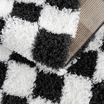 Boutique Rugs - Atira Black & White Checkered Area Rug Rugs Boutique Rugs  Thumbnail