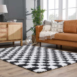 Boutique Rugs - Atira Black & White Checkered Area Rug Rugs Boutique Rugs  Thumbnail