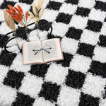 Boutique Rugs - Atira Black & White Checkered Area Rug Rugs Boutique Rugs  Thumbnail