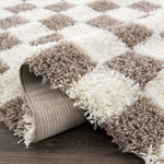 Boutique Rugs - Atira Brown Checkered Area Rug Rugs Boutique Rugs  Thumbnail