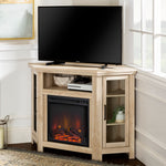 Barn 48" Wood Corner Fireplace TV Stand Thumbnail