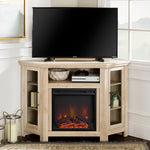 Barn 48" Wood Corner Fireplace TV Stand Thumbnail