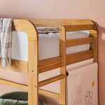 Adyn Contemporary Twin Loft Bunk Bed with Ladder Thumbnail