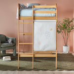 Adyn Contemporary Twin Loft Bunk Bed with Ladder Thumbnail