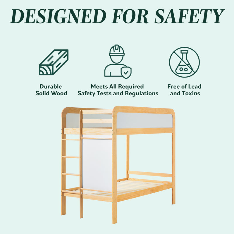 Adyn Contemporary Twin over Twin Bunk Bed