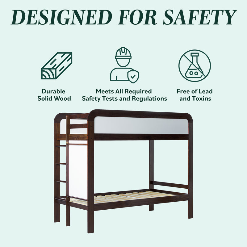 Adyn Contemporary Twin over Twin Bunk Bed