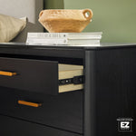 Annette Contemporary 3-Drawer Wood Nightstand Thumbnail