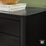 Annette Contemporary 3-Drawer Wood Nightstand Thumbnail