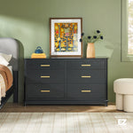 Annette Contemporary 6-Drawer Wood Dresser Thumbnail