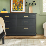 Annette Contemporary 6-Drawer Wood Dresser Thumbnail