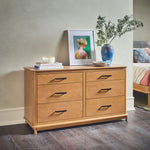 Annette Contemporary 6-Drawer Wood Dresser Thumbnail