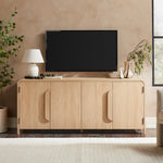 Chantelle Modern Curved Buffet Sideboard and TV Stand Thumbnail