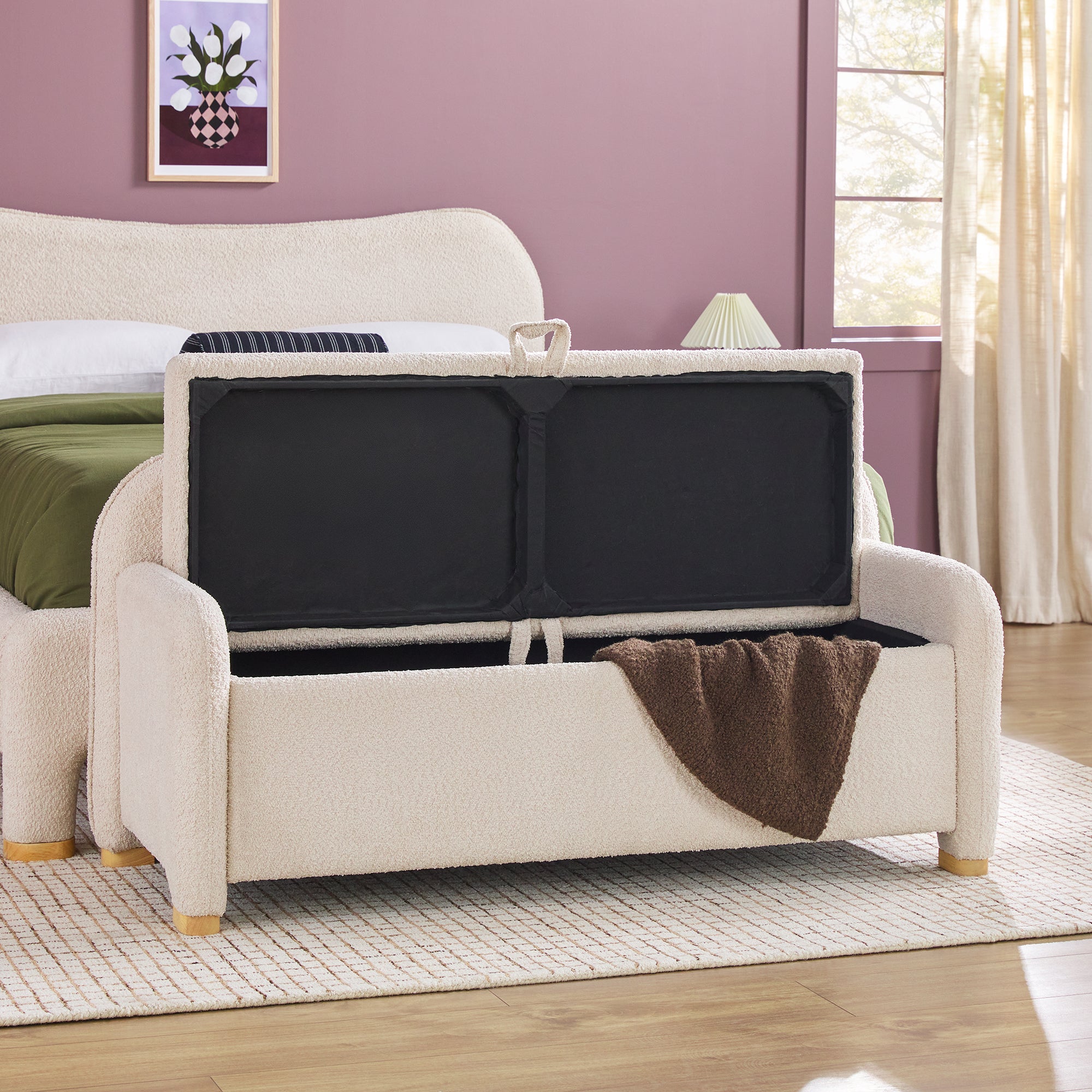 Walker Edison Chantelle Bench