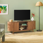 Chloe Modern Reeded TV Stand Thumbnail