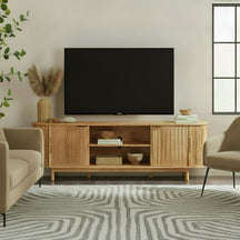 Chloe Modern Reeded TV Stand