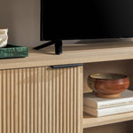 Chloe Modern Reeded TV Stand Thumbnail