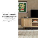 Chloe Modern Reeded TV Stand Thumbnail