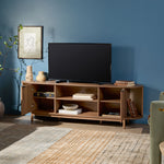 Chloe Modern Reeded TV Stand Thumbnail