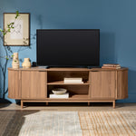 Chloe Modern Reeded TV Stand Thumbnail