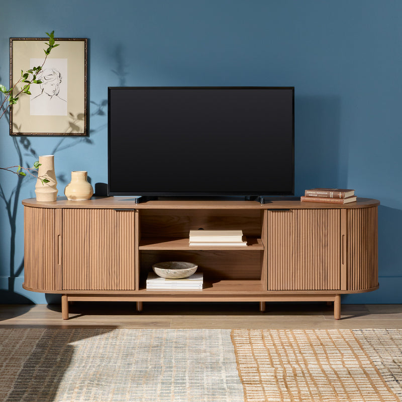 Chloe Modern Reeded TV Stand