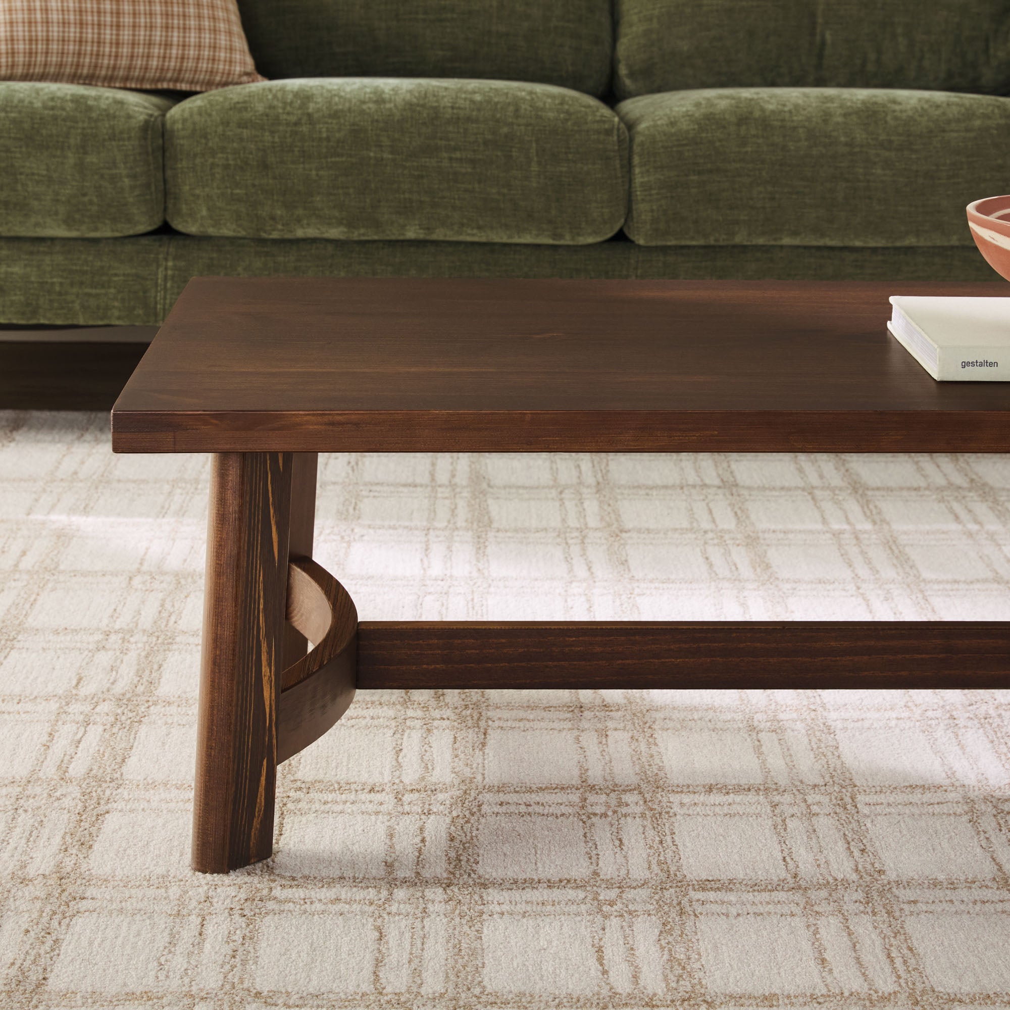 Colt Modern Farmhouse Rustic 48-Inch Coffee Table | Walker Edison