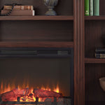 Cullen 70" Traditional Electric Fireplace with Mantel and Shelves Thumbnail