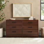 Declan 6-Drawer Solid Wood Dresser with Handles Thumbnail