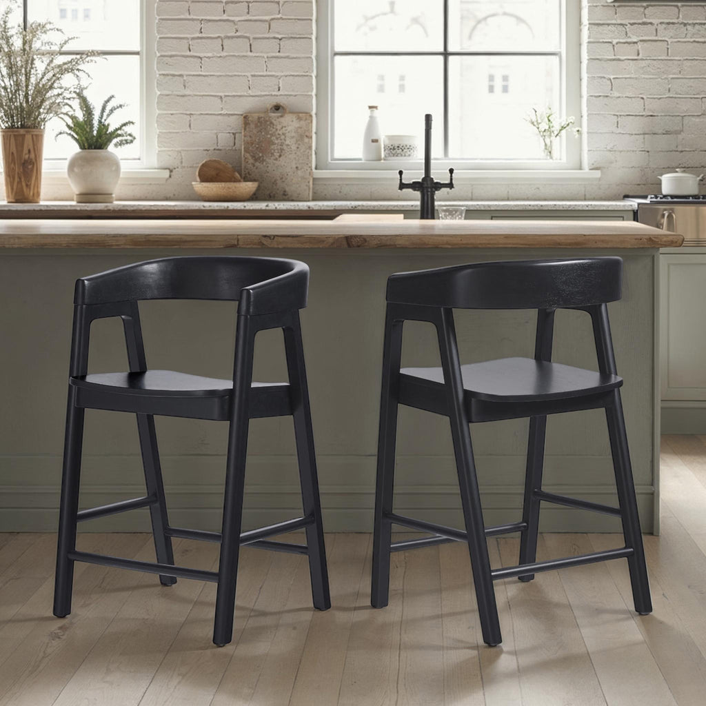 Wood Farmhouse Bar Stools Black Farmhouse Counter Height Stools
