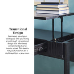 Holmes Modern Scandinavian Reeded Writing Standing Desk Thumbnail