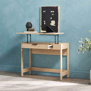 Holmes Modern Scandinavian Reeded Writing Standing Desk