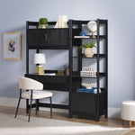 Holmes Modern Scandinavian Reeded Bookshelf Thumbnail