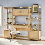 Holmes Modern Scandinavian Reeded Bookshelf Thumbnail