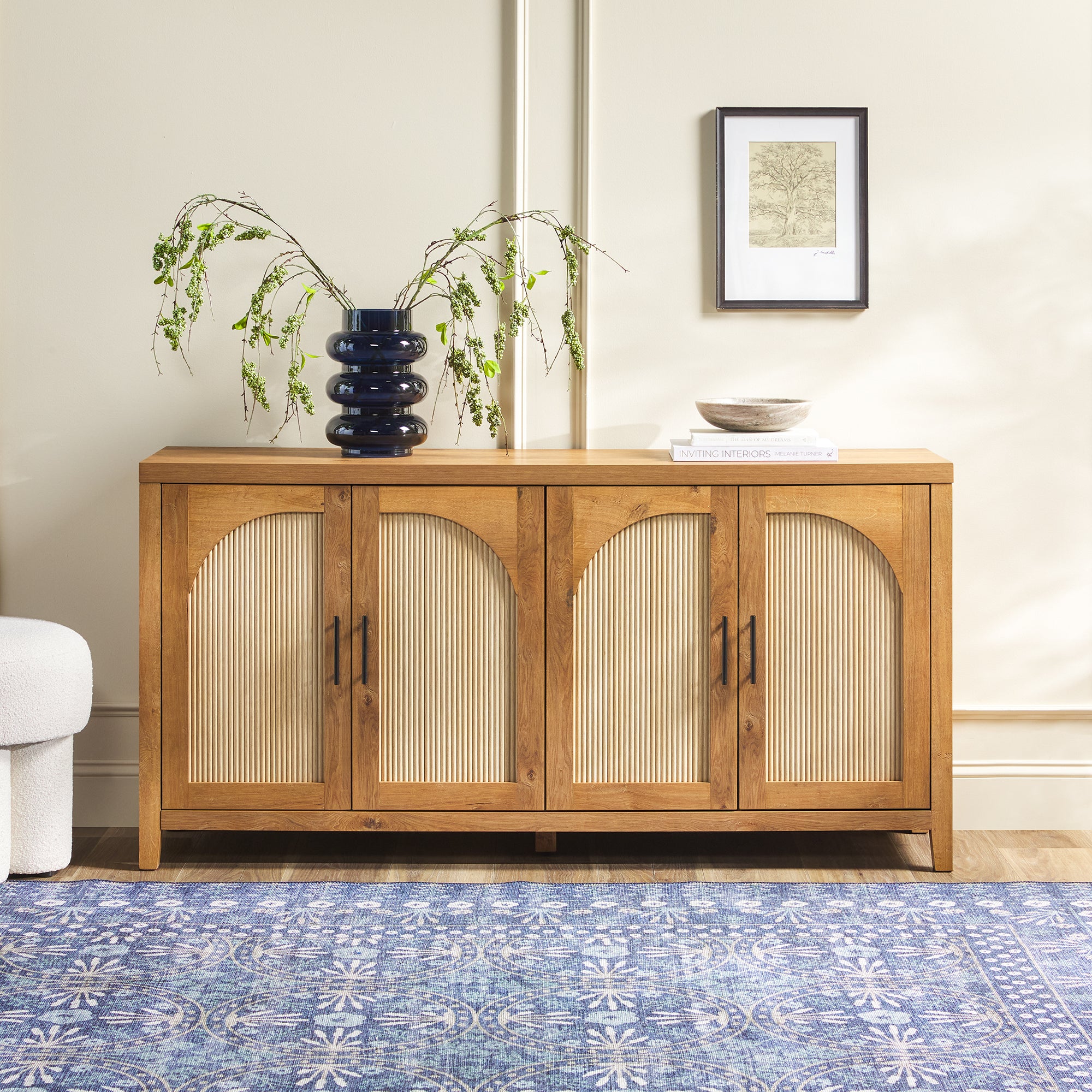 Sasha Modern Reeded Sideboard / TV Stand – Walker Edison