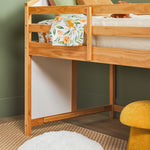 Skyler Contemporary Wood Low Loft Bunk Bed Thumbnail