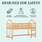 Skyler Contemporary Wood Low Loft Bunk Bed Thumbnail