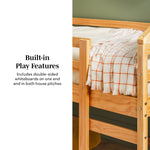 Skyler Contemporary Wood Low Loft Bunk Bed Thumbnail