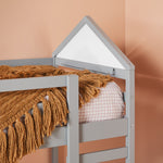 Skyler Contemporary Wood Twin over Twin Bunk Bed Thumbnail