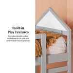 Skyler Contemporary Wood Twin over Twin Bunk Bed Thumbnail