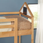 Skyler Contemporary Wood Twin over Twin Bunk Bed Thumbnail