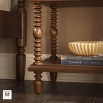 Traditional Vivienne Easy Assembly Solid Wood Nightstand Thumbnail