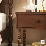 Traditional Vivienne Easy Assembly Solid Wood Nightstand Thumbnail