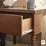 Traditional Vivienne Easy Assembly Solid Wood Nightstand Thumbnail