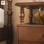 Traditional Vivienne Easy Assembly Solid Wood Nightstand Thumbnail