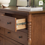 Traditional Vivienne 6-Drawer Easy Assembly Solid Wood Dresser Thumbnail